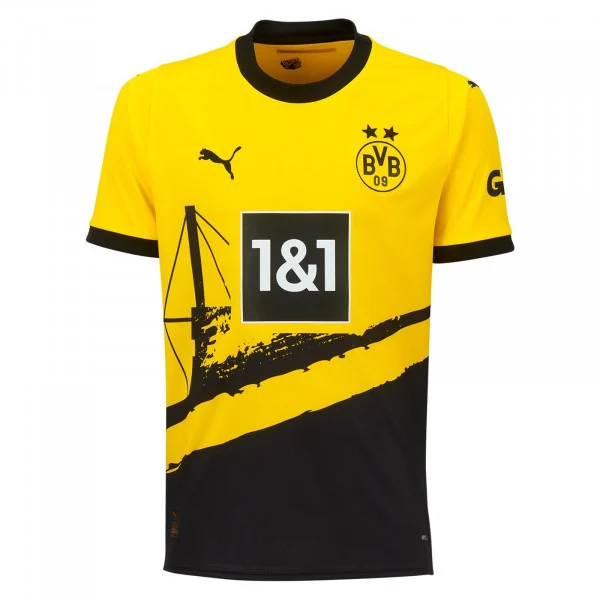 Maillot Bundesliga Dortumund domicile